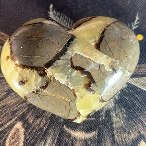 Septarian large puffy heart